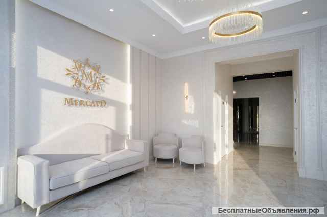 2 комн в Сочи в Меркато, новый дом с бассейном