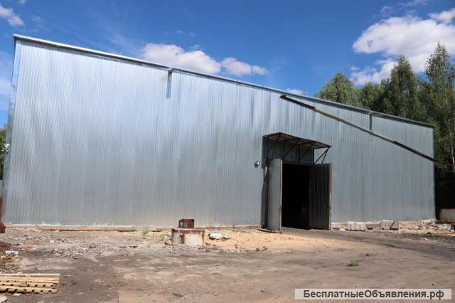 Сдается ангар площадью 900 м2 на территории Технопарка в Химках