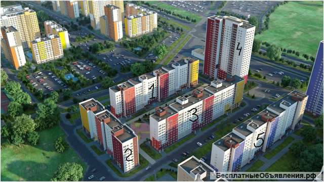 3 комнатная в ЖК Новой Кузнечихе, сдача 2 квартал 2023 г. недорого
