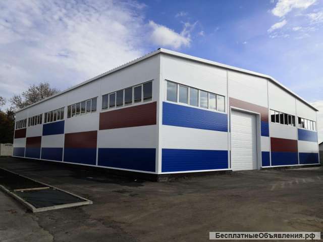 Строительство ангаров, складов, логистических комплексов, зернохранилищ под ключ