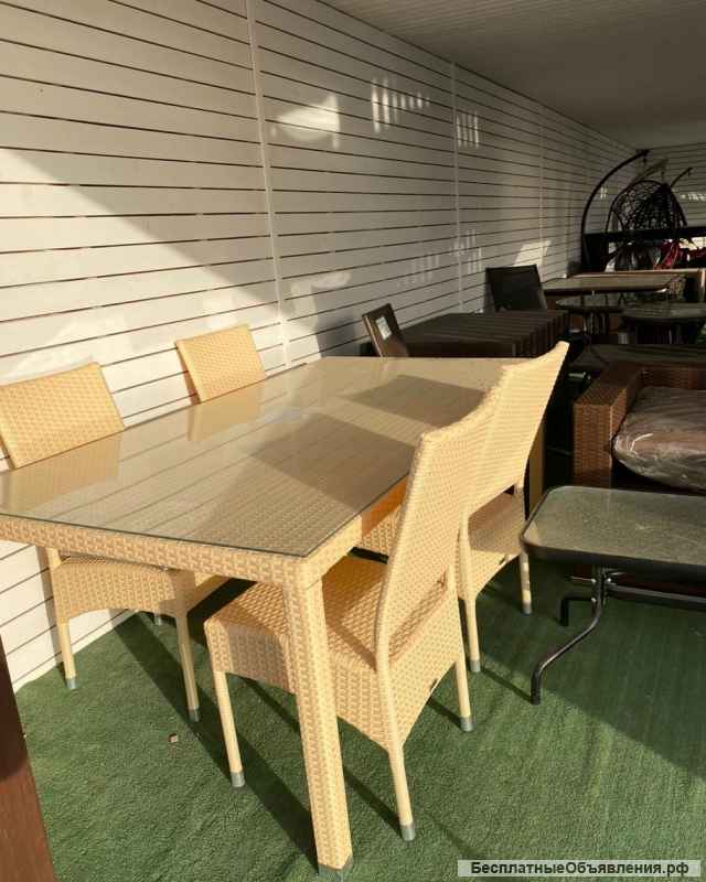 Садовая мебель из ротанга / Диван ротанг