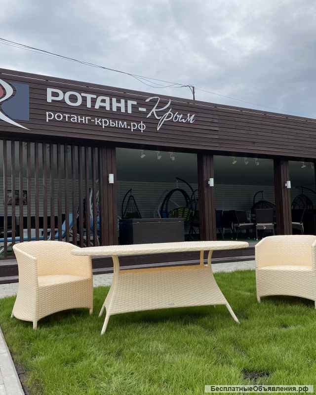 Садовая мебель из ротанга / Диван ротанг