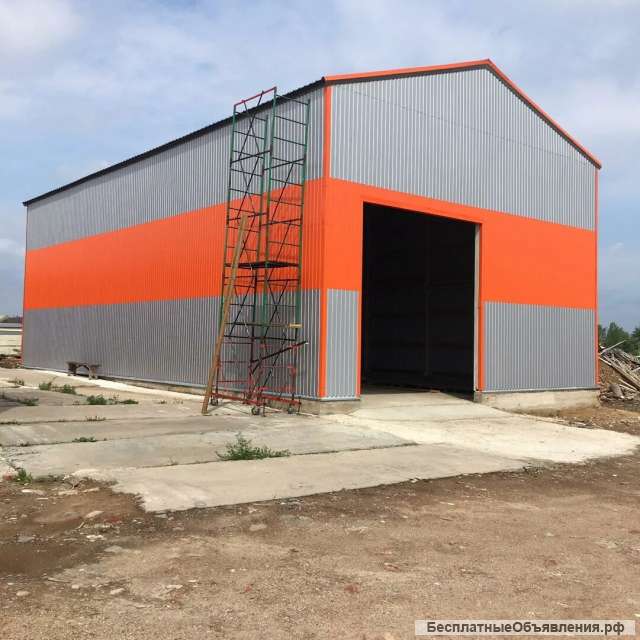 Прямостенный быстровозводимый Ангар, Склад