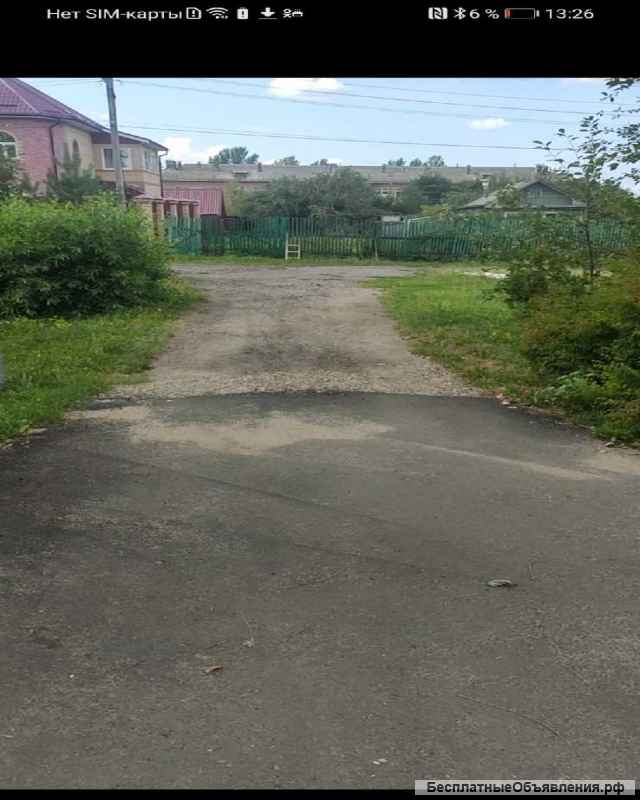 Дом 12,9 кв. м и участок земли