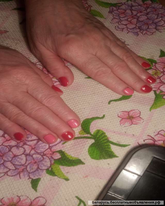 Маникюр (обрезной, гель-лак, наращивание)