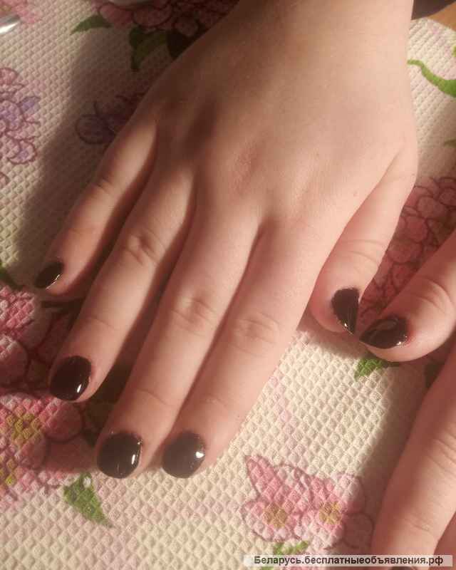 Маникюр (обрезной, гель-лак, наращивание)