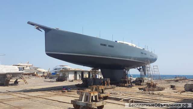 Яхта парусно-моторная океанского класса (стальной корпус) 2019 г. продается