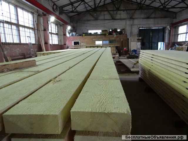 Доска обрезная из сосны, ели: строганные, не строганные