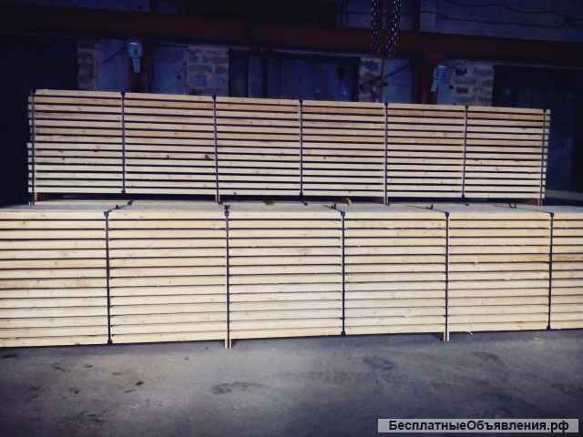 Доска обрезная из сосны, ели: строганные, не строганные