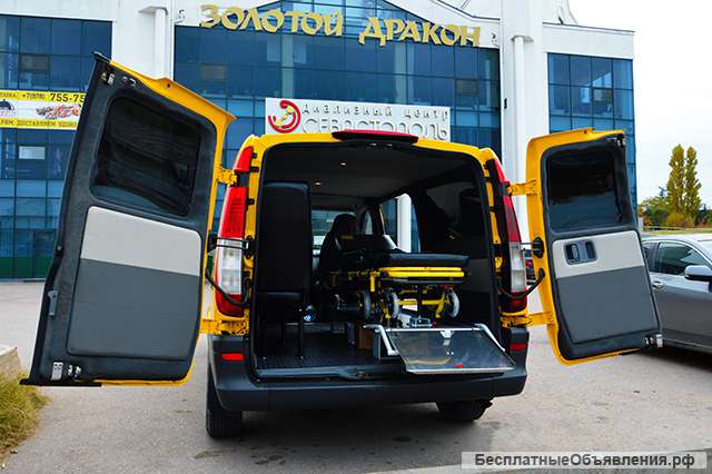 Перевозка лежачих больных и маломобильных групп населения по Крыму и Севастополю