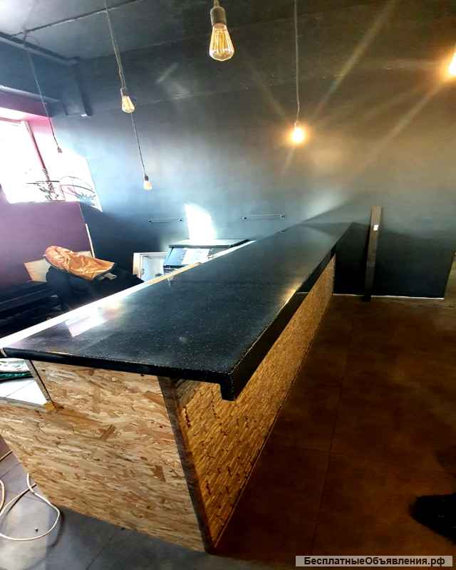 Столешницы, ступени, подоконники, декор. панели из искусственного камня 9500 п.м.