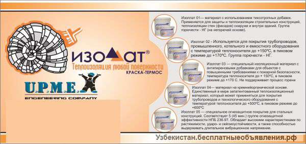 «Изоллат» – теплоизоляционная краска-термос