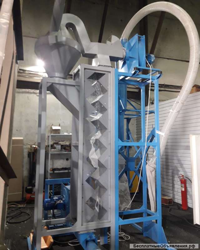 Воздушный разделитель фракций разной массы и плотности
