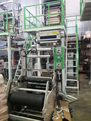 Выдувной экструдер для производства однослойной плёнки рукав до 1000мм