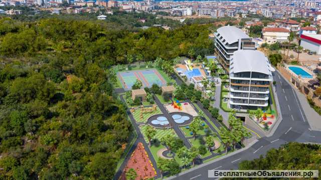 Квартиры в районе Оба, Алания, Турция