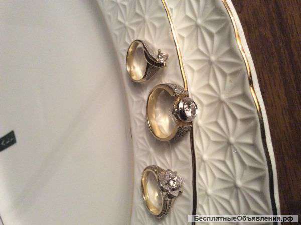 Кольца с бриллиантами