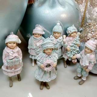 Дети розово-мятный цвет подвес 6 шт