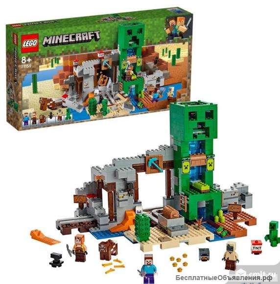 Конструктор LEGO Minecraft Шахта крипера