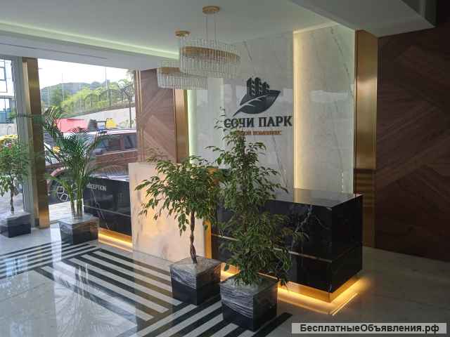 Студию в новом доме в Сочи парк