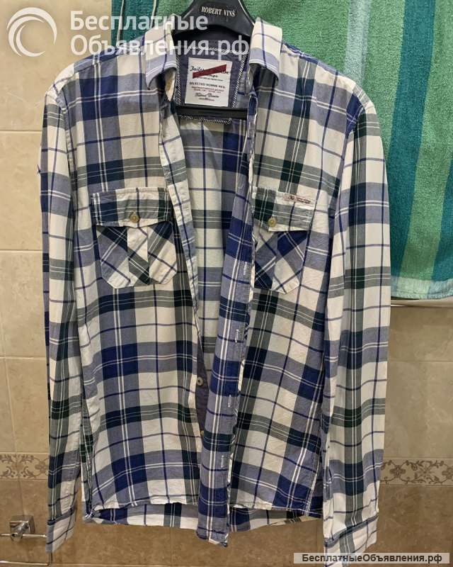 Рубашка в клетку Selected Homme (FIT style)