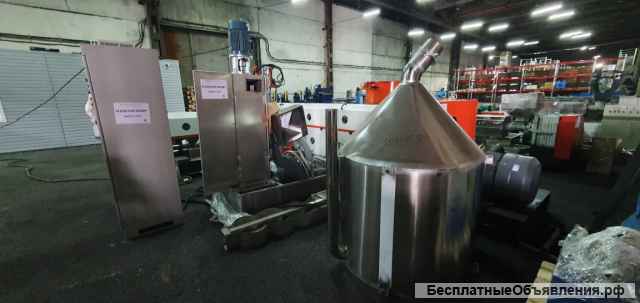 Линия грануляции мягких отходов SJ2 150/150 SКGM+ с компактором и водо-кольцевой резкой