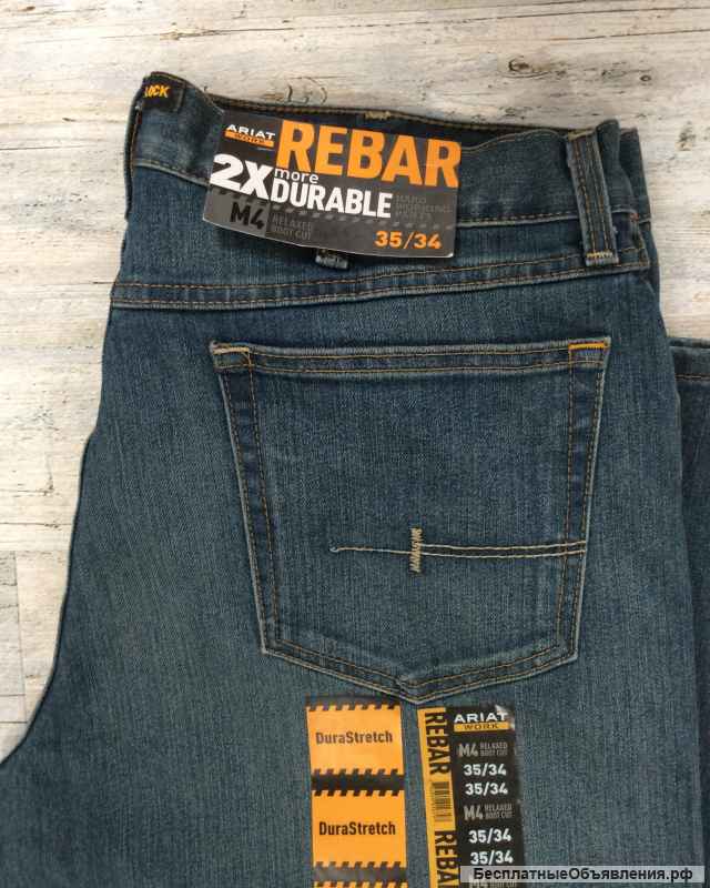 Джинсы Ariat Rebar M4 Boot Cut Relaxed 35х34