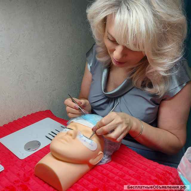 Обучение наращиванию ресниц в Самаре