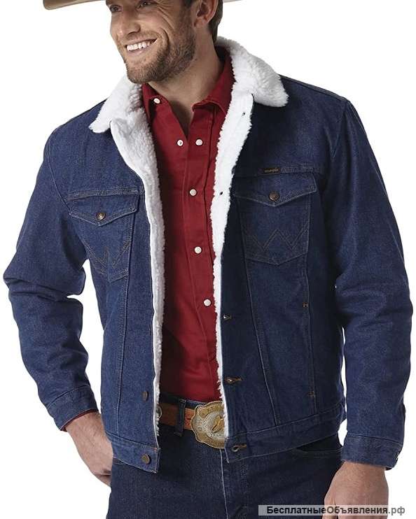 Куртка джинсовая Wrangler Western Sherpa Lined Denim Jacket