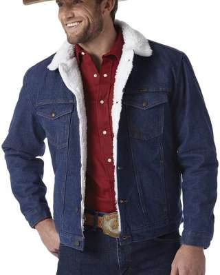 Куртка джинсовая Wrangler Western Sherpa Lined Denim Jacket