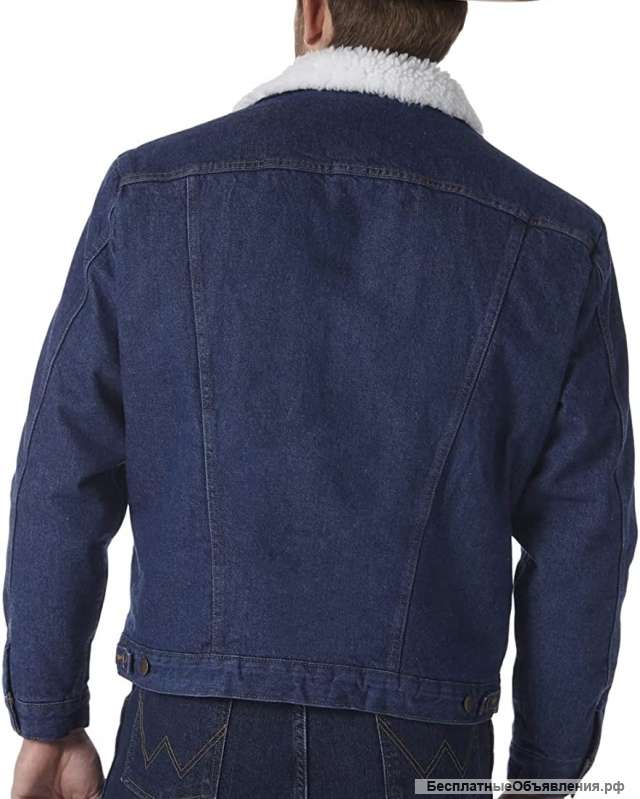 Куртка джинсовая Wrangler Western Sherpa Lined Denim Jacket