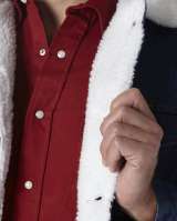 Куртка джинсовая Wrangler Western Sherpa Lined Denim Jacket