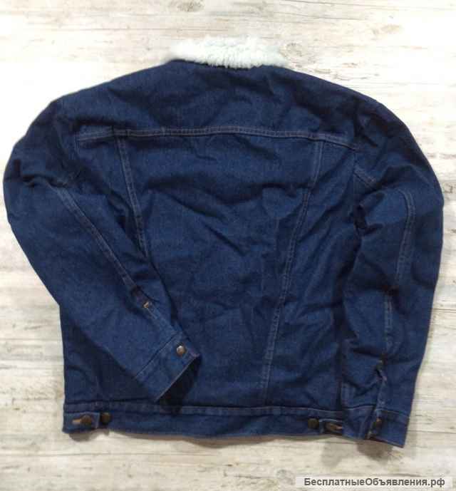 Куртка джинсовая Wrangler Western Sherpa Lined Denim Jacket