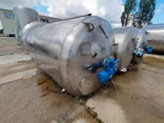 Емкость нержавеющая, объём 2,5 куб.м., модель Я1-ОСВ-2,5, рубашка, мешалка инв 7747