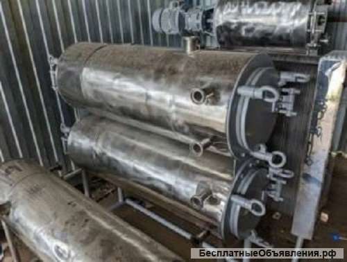 Теплообменник трубчатый 2х секционный Т1-ОУТ, пр-ть 10 т/ч, площадь 8,3 кв.м., инв 7277