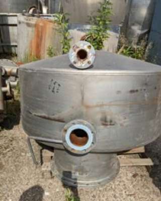 Емкость нержавеющая, объем 0,8 куб.м., горизонтальная, змеевик