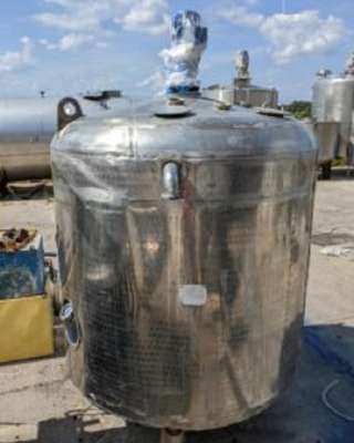 Емкость нержавеющая, объём 1 куб.м., Я1-ОСВ-1, рубашка, термос, мешалка, инв 1902