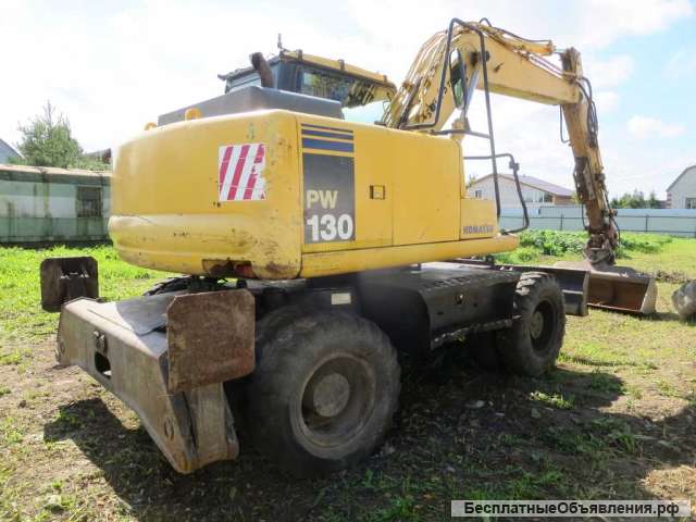 Колесник Komatsu 130, все опции, 2 ковша