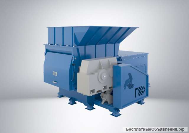 Шредер-измельчитель твердого пластика и больших литников