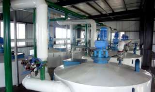 Производственная линия депарафинизирования масел рисовых мякин