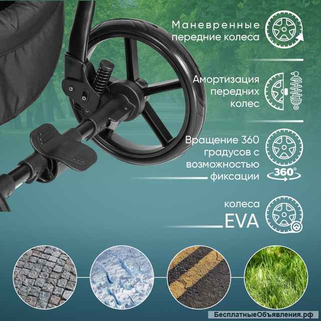 Коляска прогулочная Sweet Baby Carisma Brown