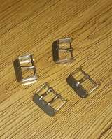 Замок-бляшка для ремешка часов. Цена за 4 шт.