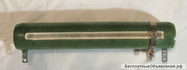 Резистор проволочный регулируемый на керамическом основании советского производства