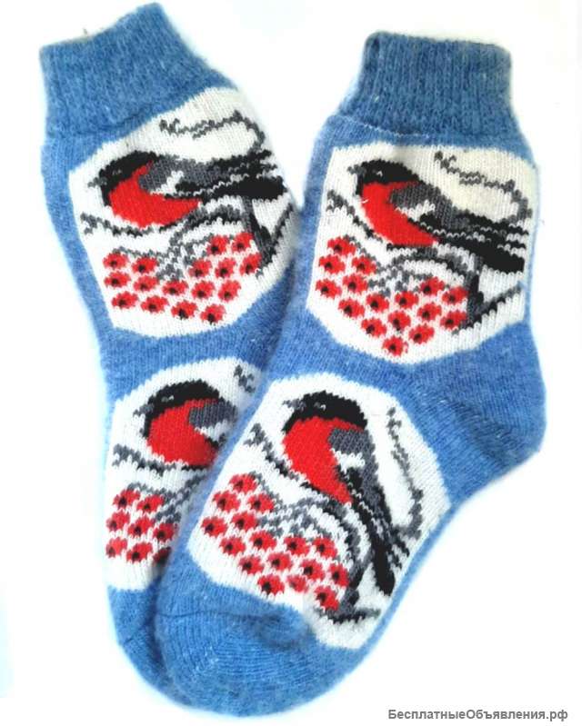 Шерстяные вязанные изделия (носки, варежки, гетры, митенки, пояса) от производителя