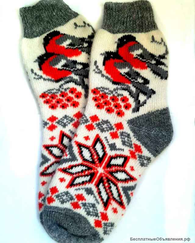 Шерстяные вязанные изделия (носки, варежки, гетры, митенки, пояса) от производителя
