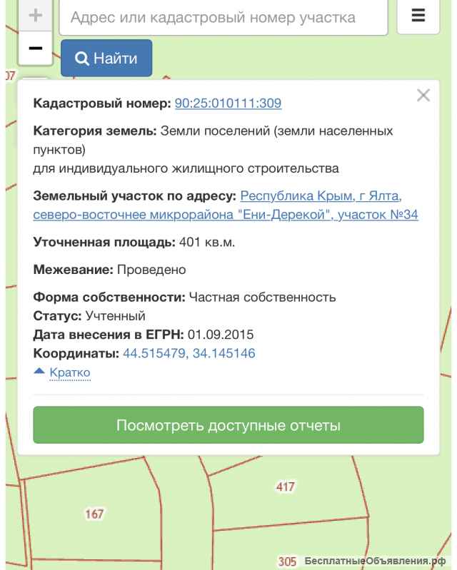 Свой участок земли в Крыму