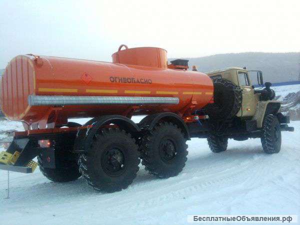 Автотопливозаправщик АТЗ-10 на шасси Урал 4320-1912-30 без пробега (6х6, ДВС ЯМЗ-238М2 Продажа