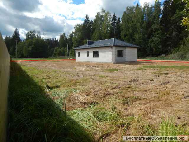 Новый коттедж, 100 кв.м., на 15 сотках, ИЖС, коммуникации, в Телешах