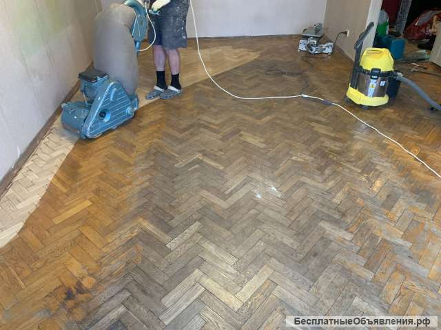 Циклёвка паркета в Москве
