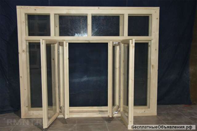 Деревянные окна для дома, дачи, бани
