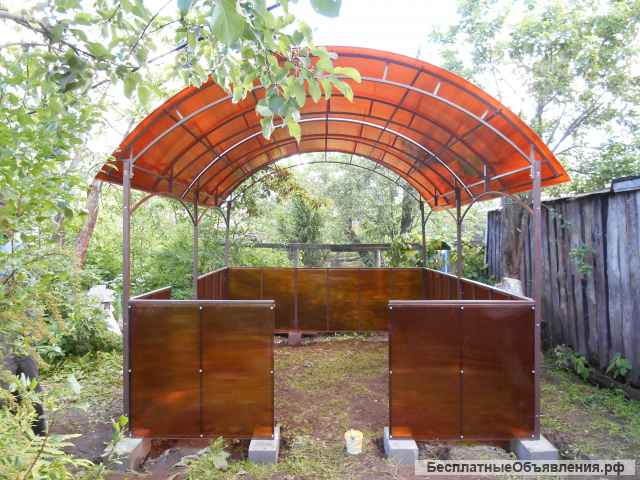 Беседка Дилпи из поликарбоната